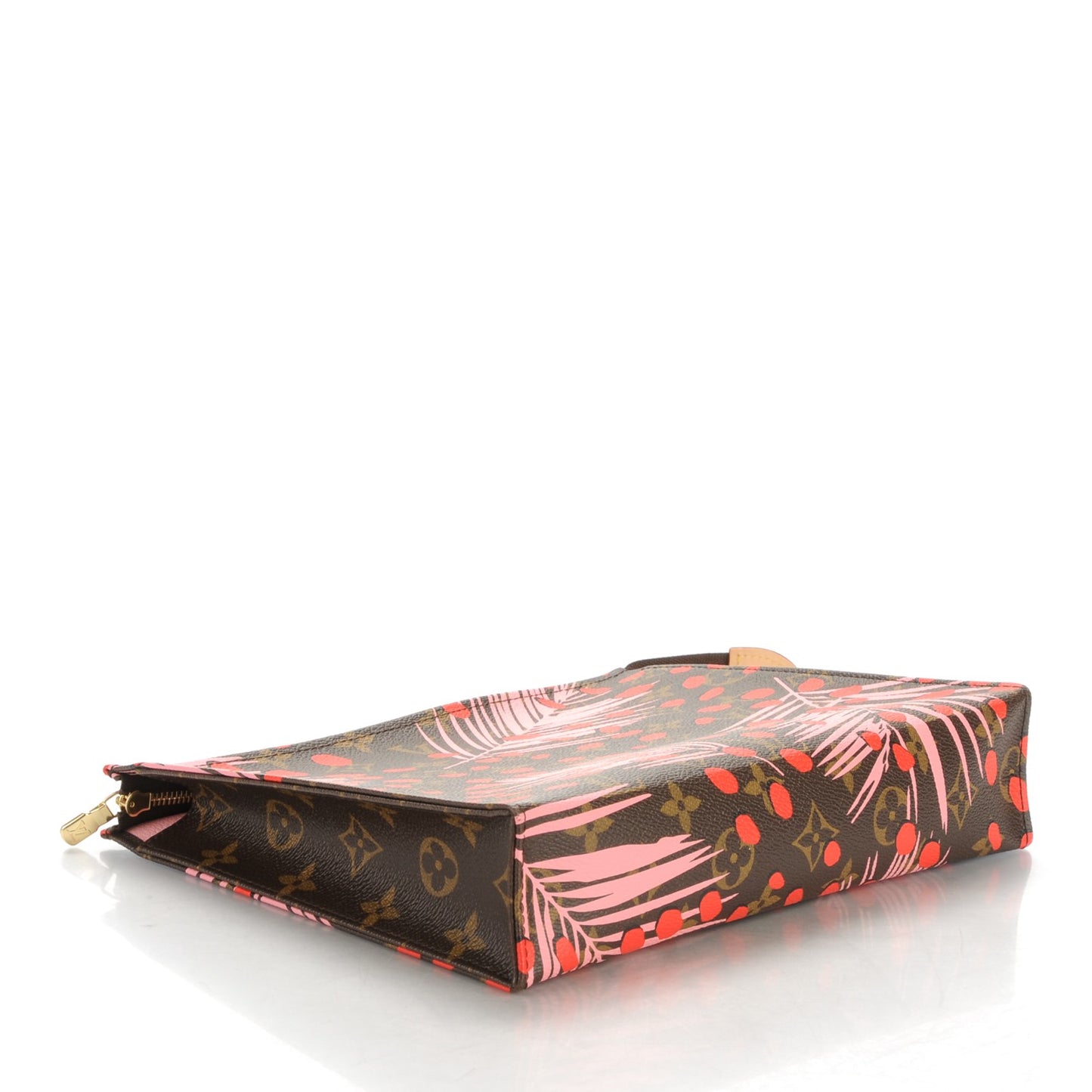 Monogram Jungle Dots Toiletry Pouch 26 Sugar Pink Poppy