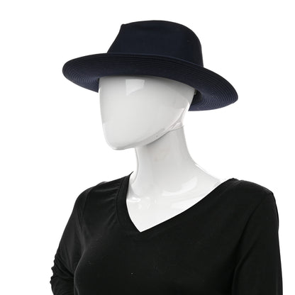 Hermes Cotton Canvas Edouard Hat 58 Encre 2 of 9