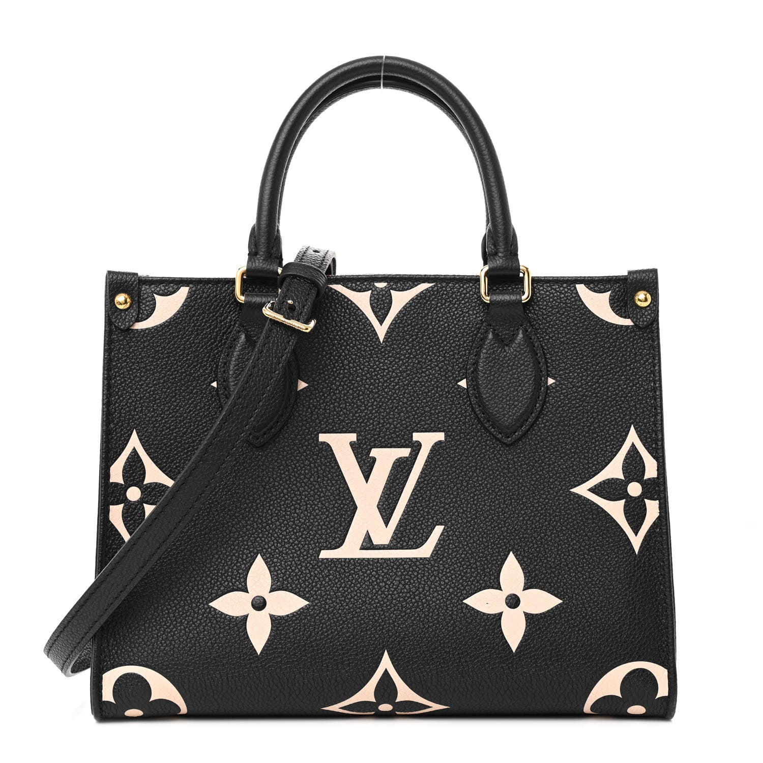 Louis Vuitton Empreinte Monogram Giant Onthego PM Black Beige 1 of 9