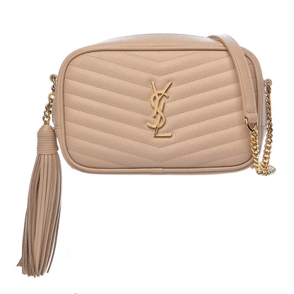 Saint Laurent Grain De Poudre Matelasse Monogram Mini Lou Camera Bag New Powder 1 of 16