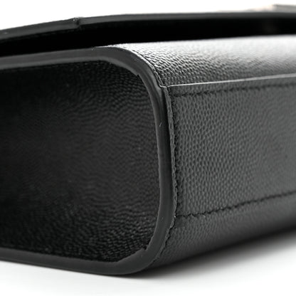 Saint Laurent Grain De Poudre Medium Classic Monogram Kate Satchel Black 9 of 13