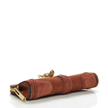 Burberry Prorsum Grainy Nubuck Alma Fox Clutch 4 of 7