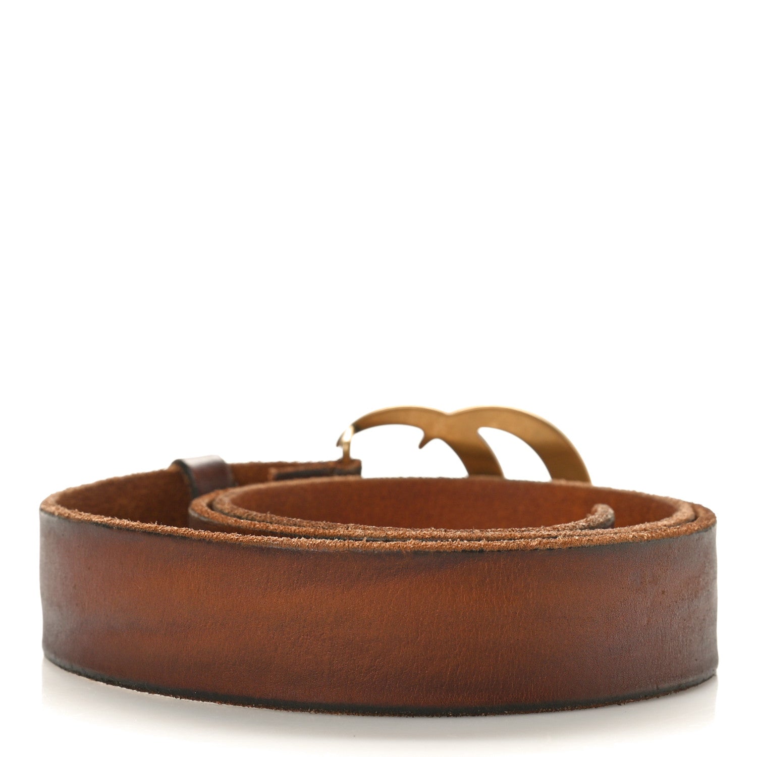 Gucci Faded Calfskin Double G 40mm Belt 95 38 Cuir 2 of 6
