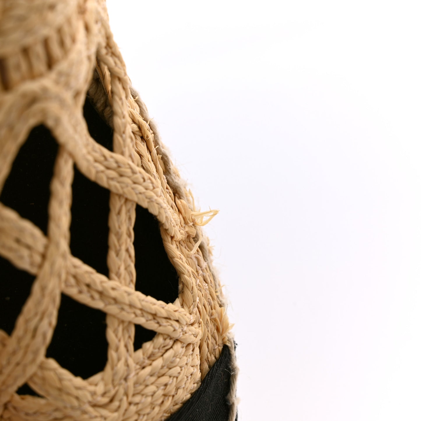 Woven Fabric Grosgrain CC Espadrilles 40 Beige Black