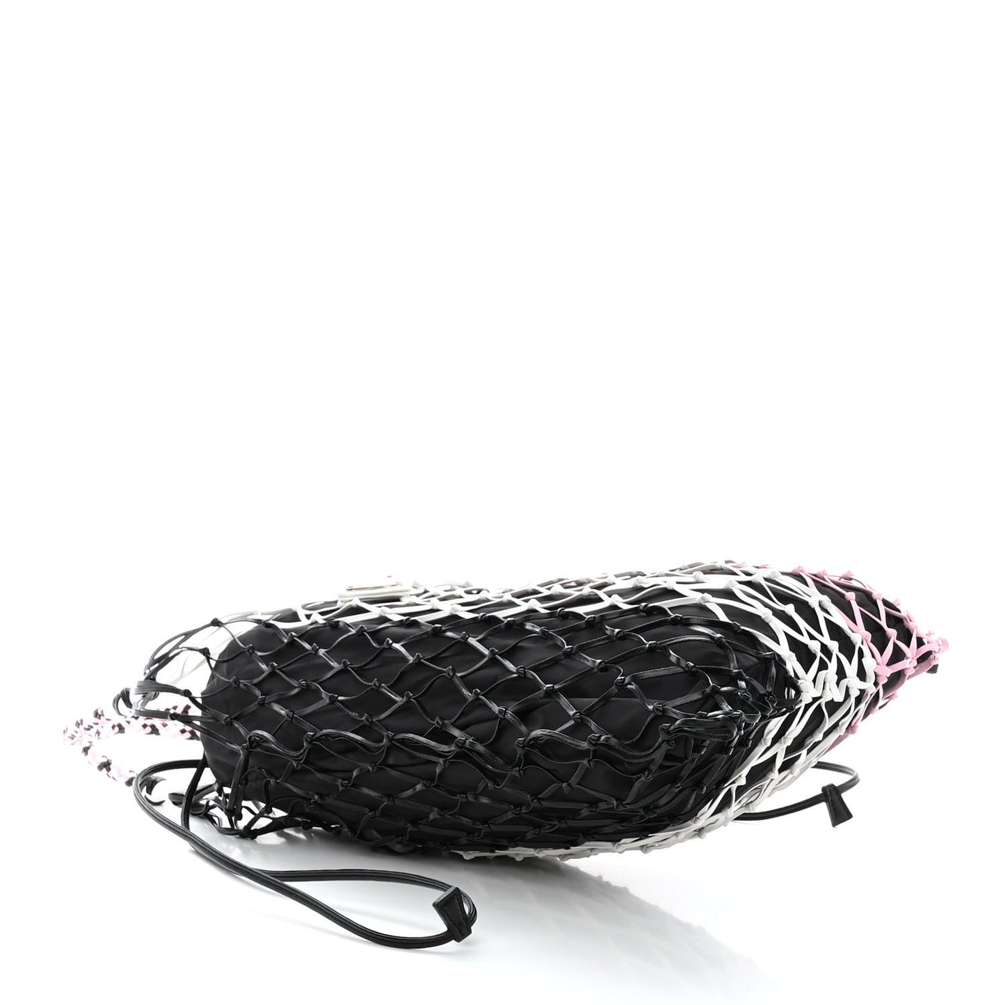 Tessuto Nylon Net Tote Black Multicolor