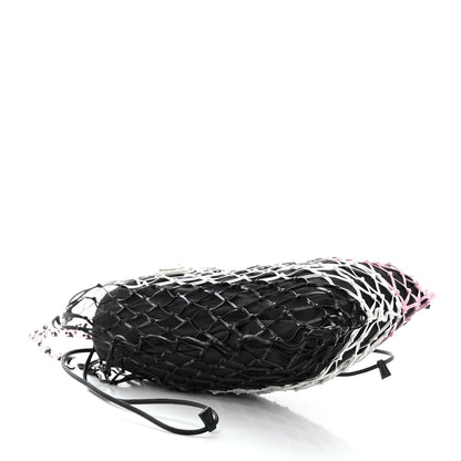 Prada Tessuto Nylon Net Tote Black Multicolor 8 of 10