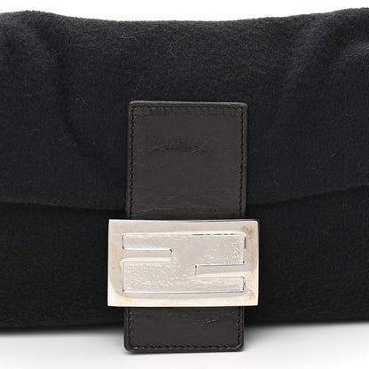 Fendi Wool Baguette Black 8 of 11