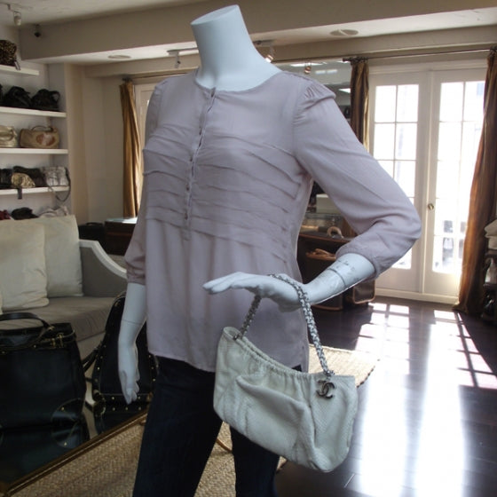 Python Croissant Bag Ivory