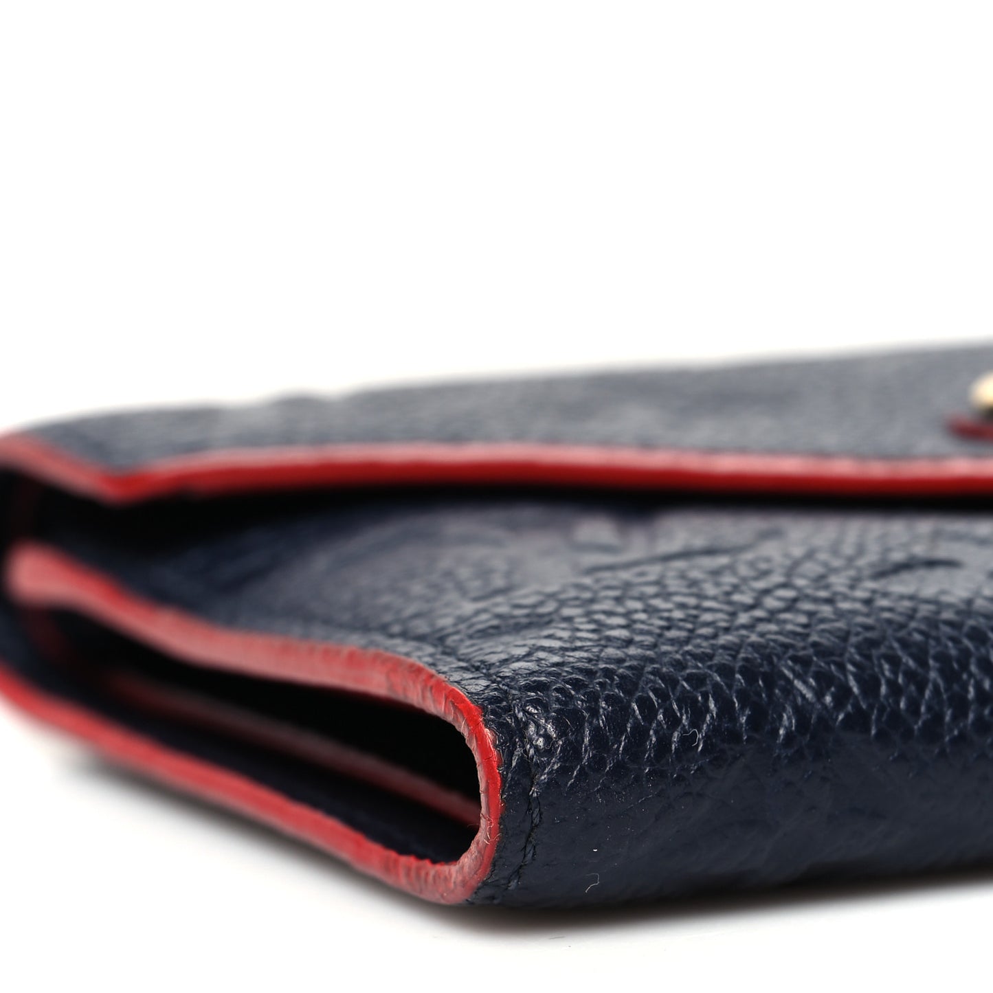 Empreinte Victorine Wallet Marine Rouge
