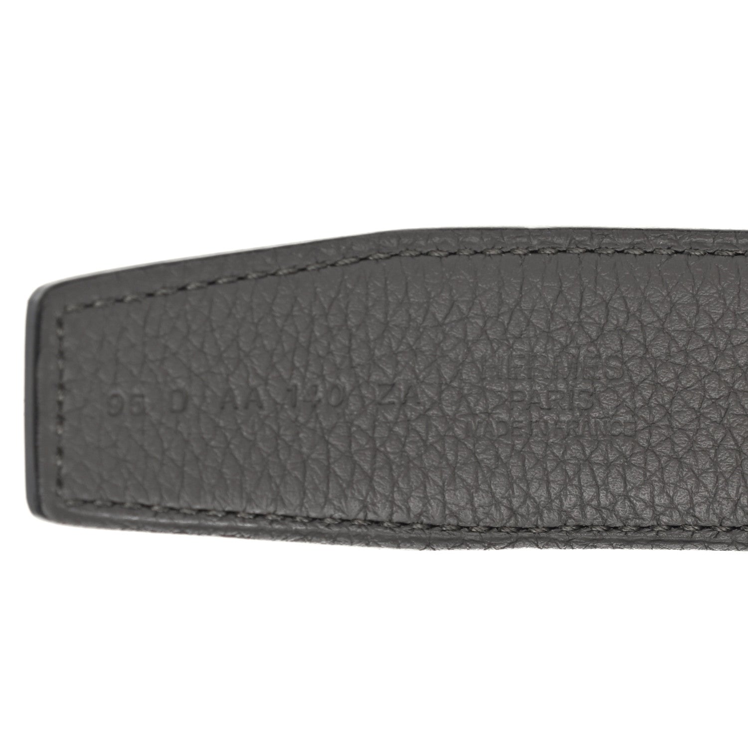 Hermes Box Togo 32mm H Belt 95 Black Etain 5 of 6