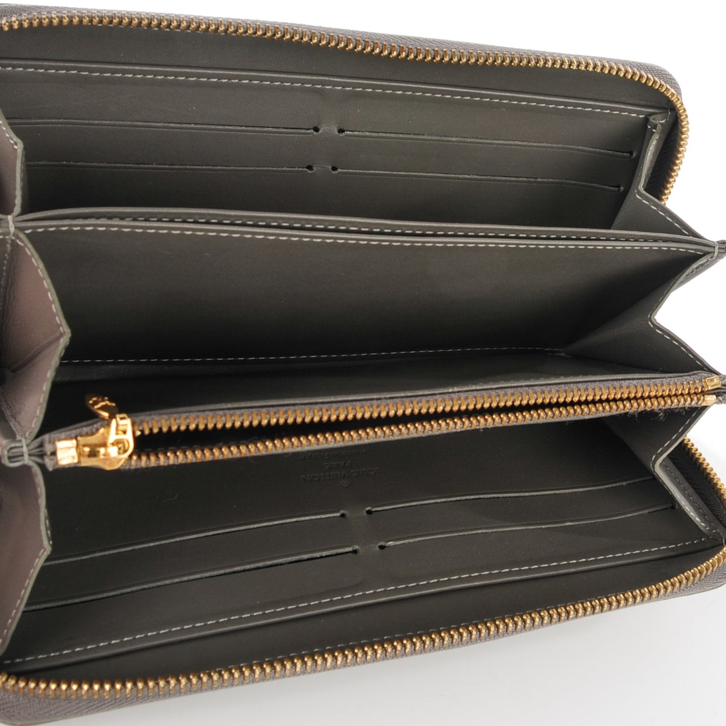 Vernis Zippy Wallet Gris Art Deco