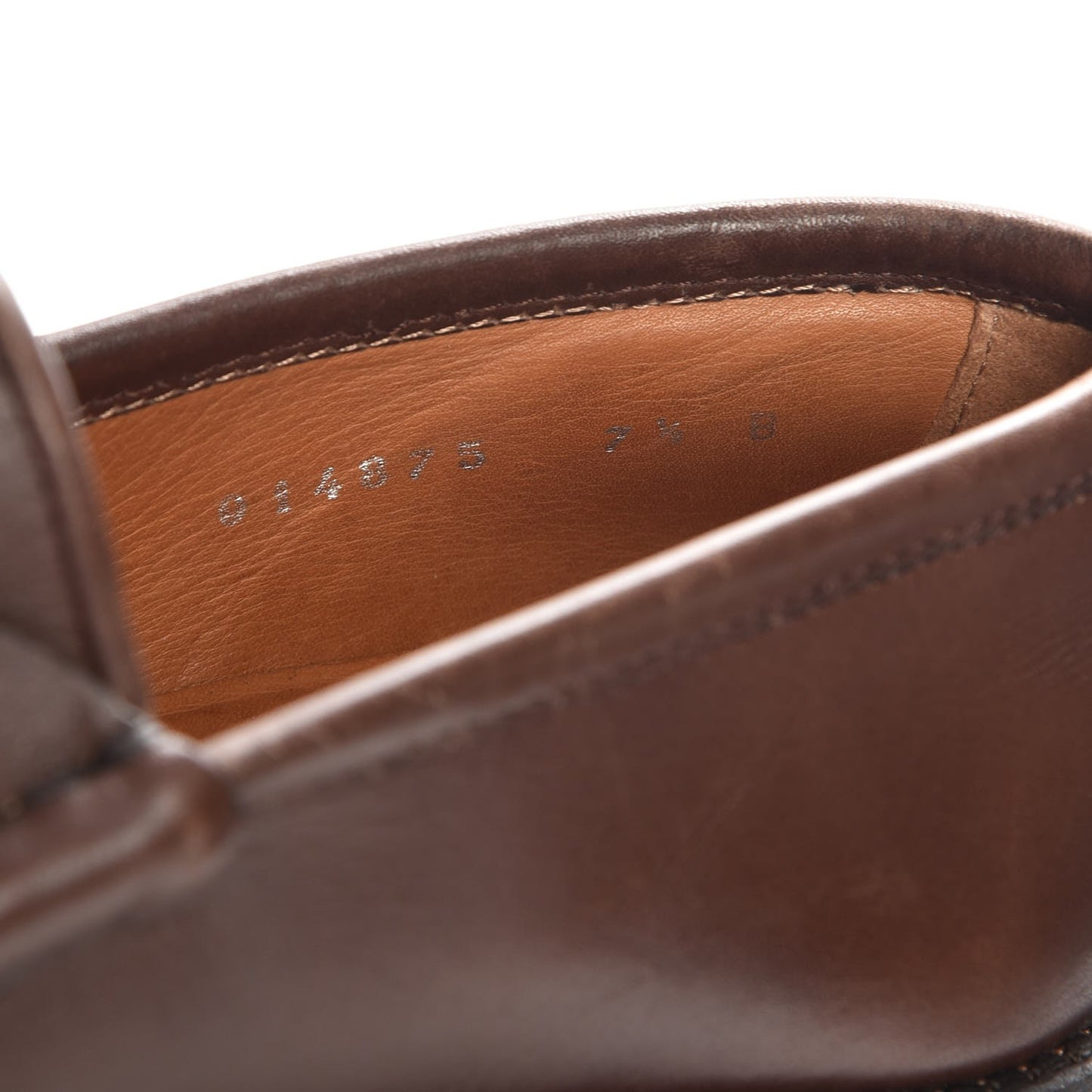 Laredo Calfskin Womens Horsebit Lug Sole Loafers 37.5 Brown