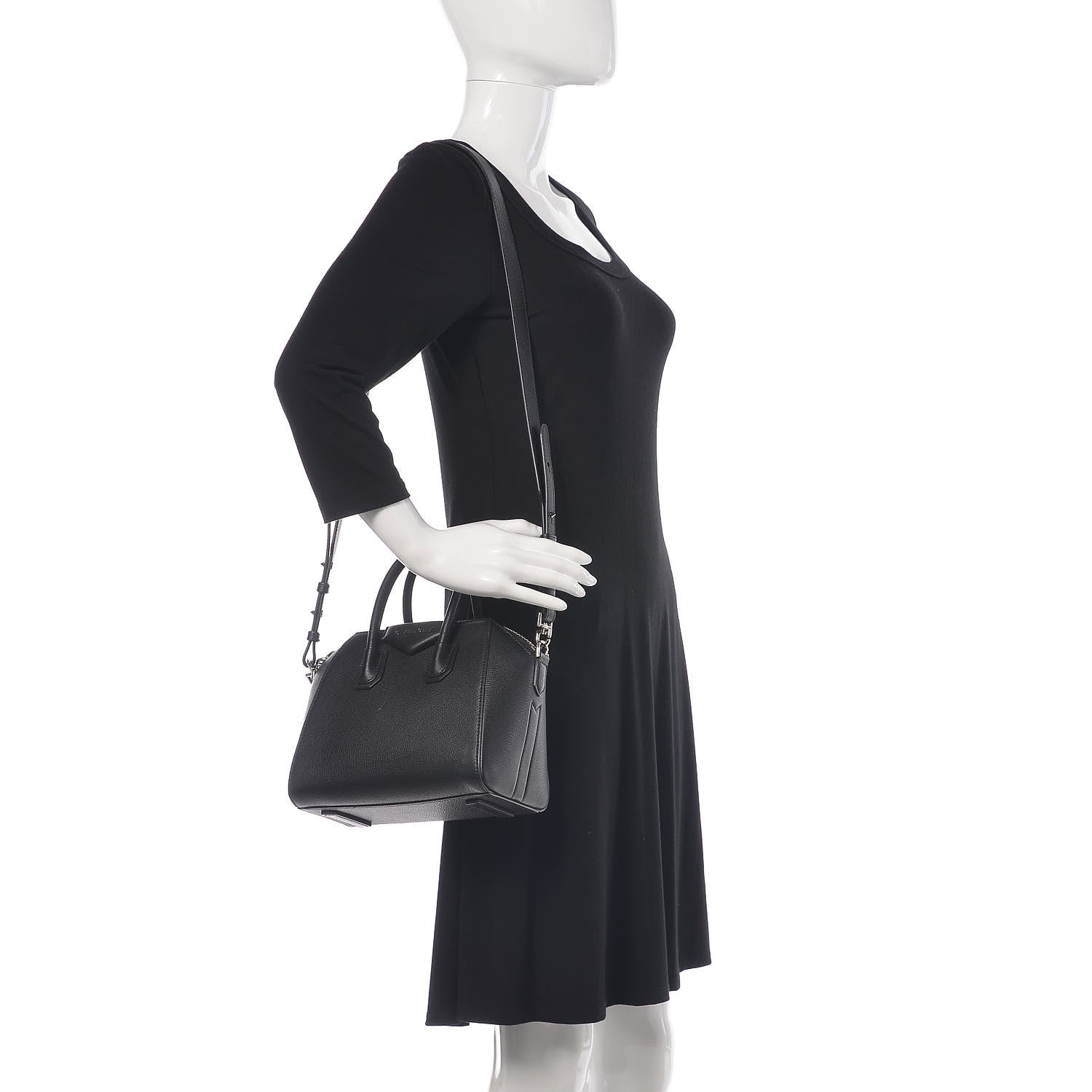 Givenchy Sugar Goatskin Mini Antigona Black 2 of 12