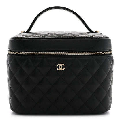 Chanel Caviar Quilted Large Vanity Pouch Black 1 of 7