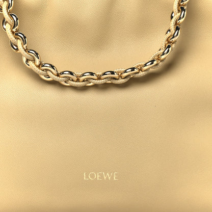 Loewe Mellow Nappa Medium Donut Chain Flamenco Knot Clutch Sahara 8 of 10
