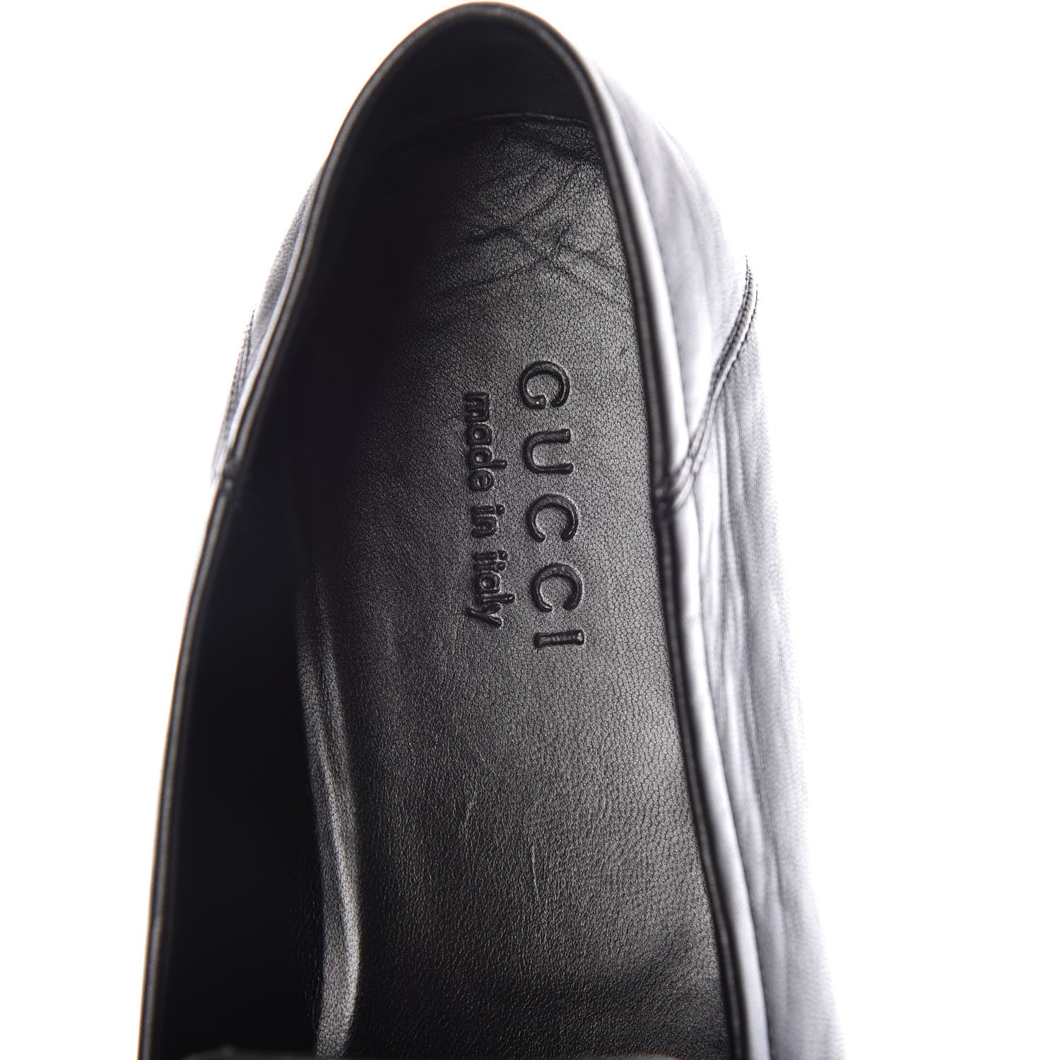 Gucci Lambskin Mens Brixton Horsebit Loafers 10 Black 9 of 11