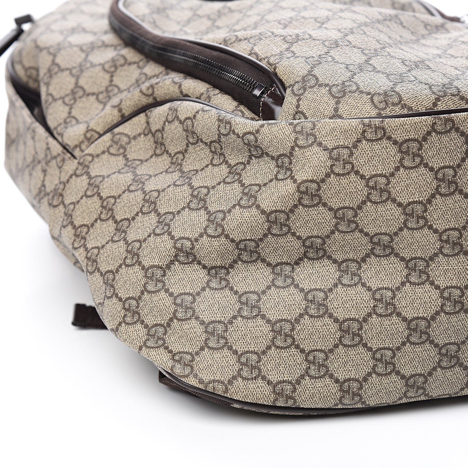 Gucci GG Plus Monogram Interlocking G Medium Backpack Dark Brown 7 of 9