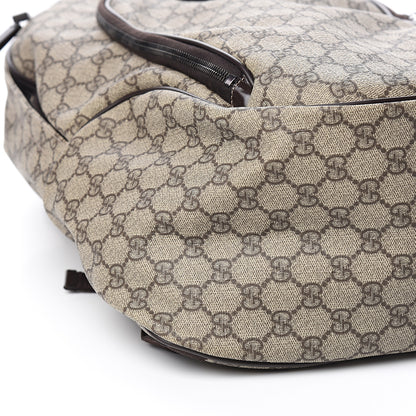 Gucci GG Plus Monogram Interlocking G Medium Backpack Dark Brown 7 of 9