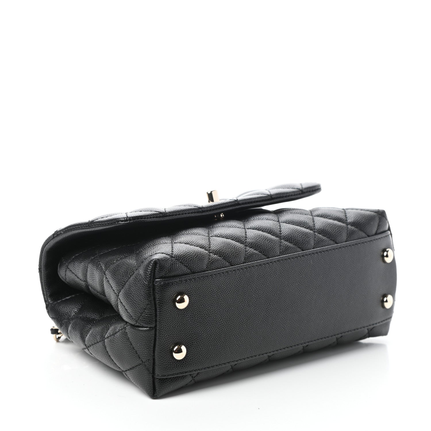 Chanel Caviar Quilted Mini Coco Handle Flap Black 4 of 10