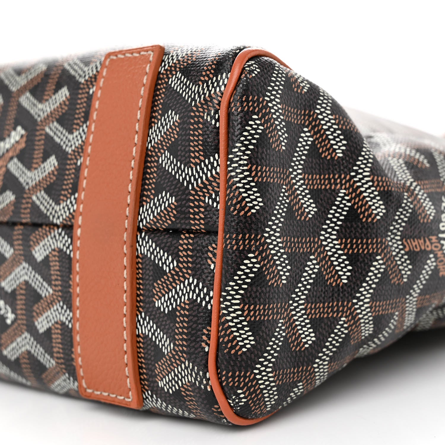 Goyard Goyardine Voltaire III Tote Black Gold 9 of 11