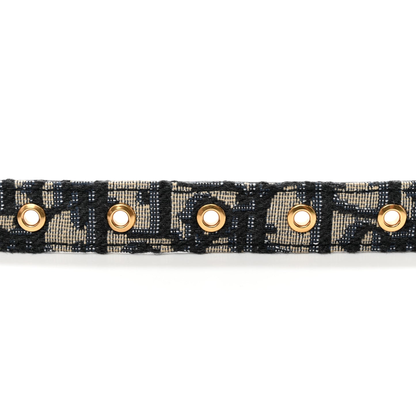 Jacquard Oblique 20mm Saddle Belt 95 38 Blue