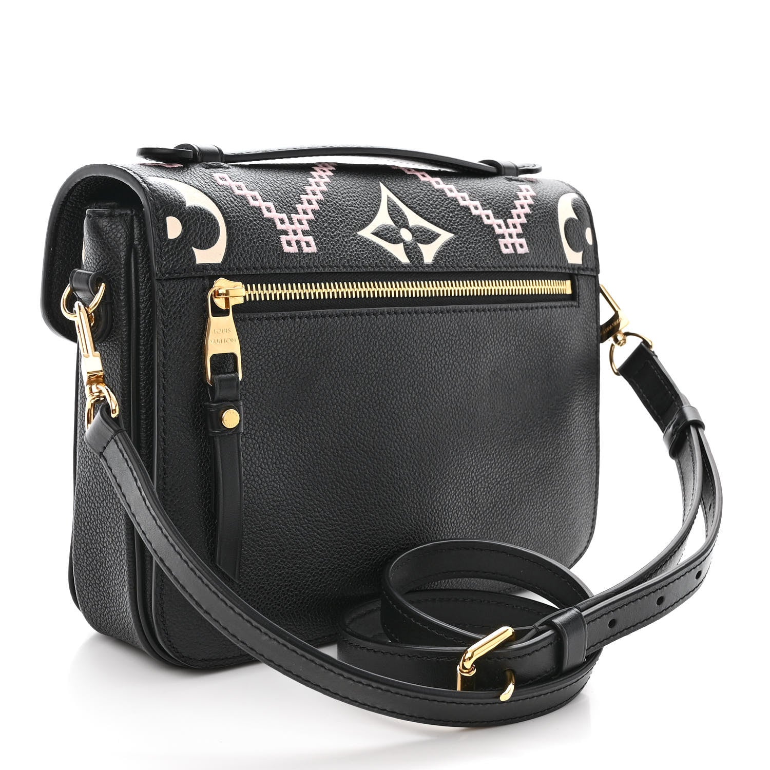 Louis Vuitton Empreinte Monogram Giant Broderies Pochette Metis Black 3 of 10
