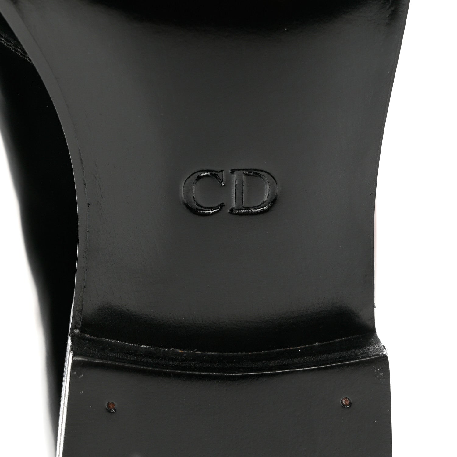 Christian Dior Calfskin Lace Up Oxford Loafers 40.5 Black 6 of 9