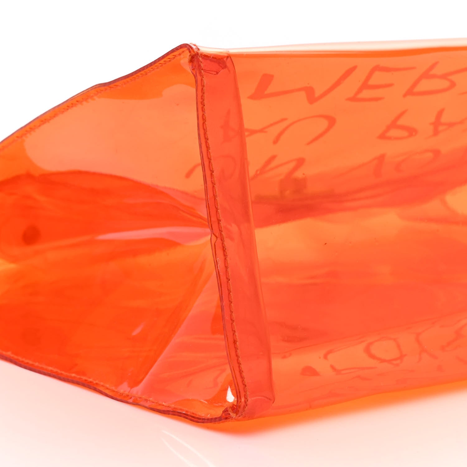 Hermes Vinyl Souvenir De L'Exposition Kelly Orange 7 of 12