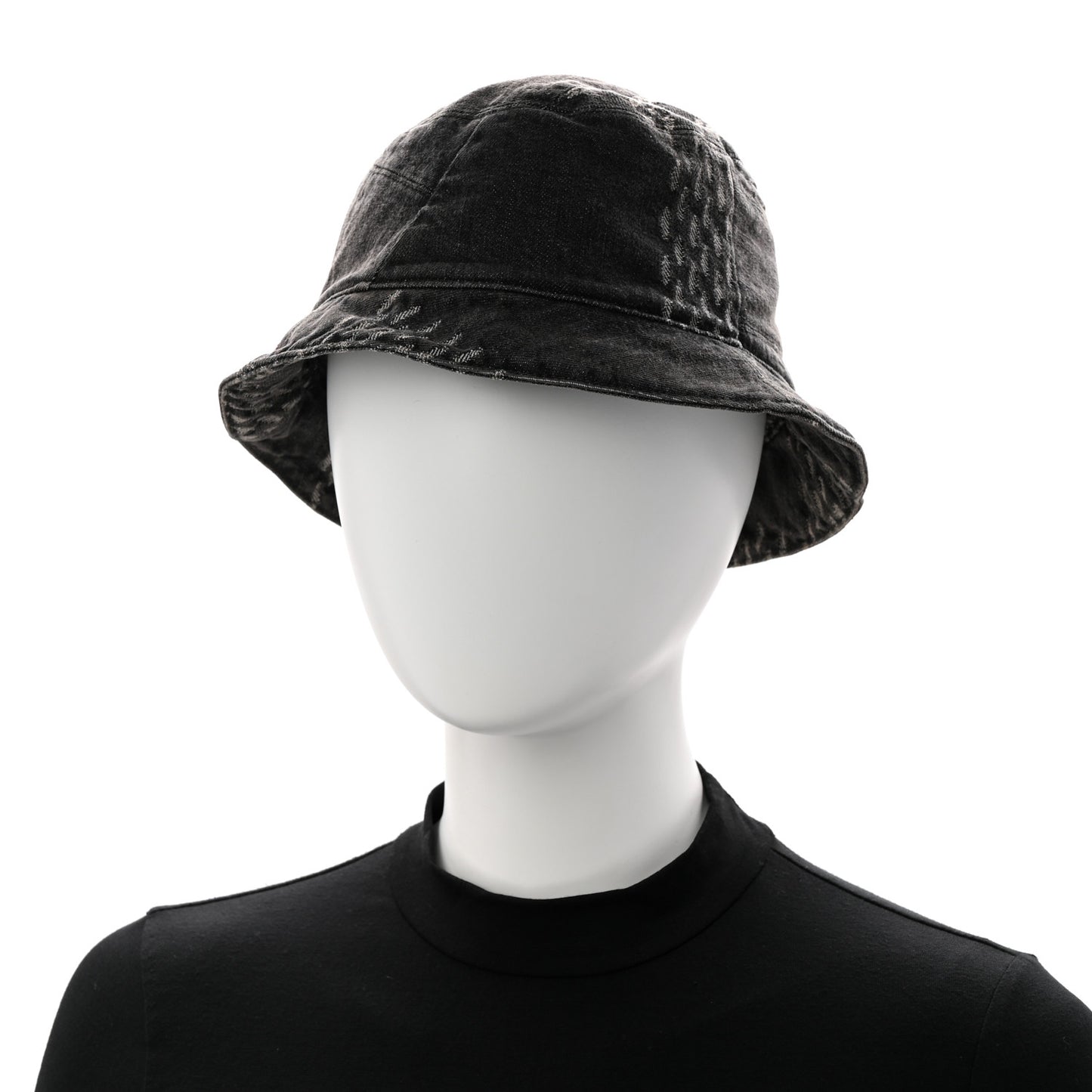 x NIGO Monogram Giant Denim Giant Damier Wave Sun Hat 60 Gray