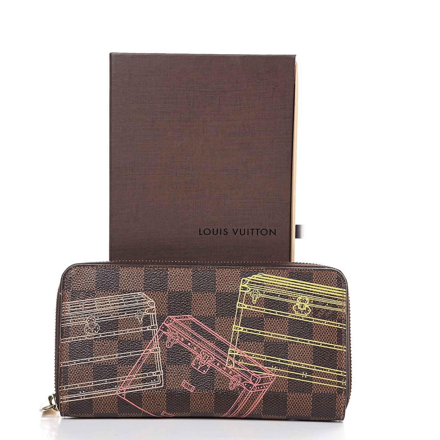 Damier Ebene 2014 Christmas Animation Zippy Wallet