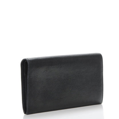 Chanel Caviar Timeless CC Yen Wallet Black 3 of 8