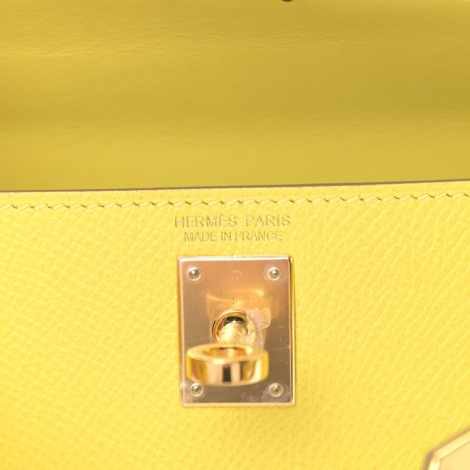 Hermes Epsom Mini Kelly Sellier 20 Lime 5 of 11