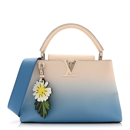 Louis Vuitton Taurillon Capucines MM Gradient Blue 1 of 9