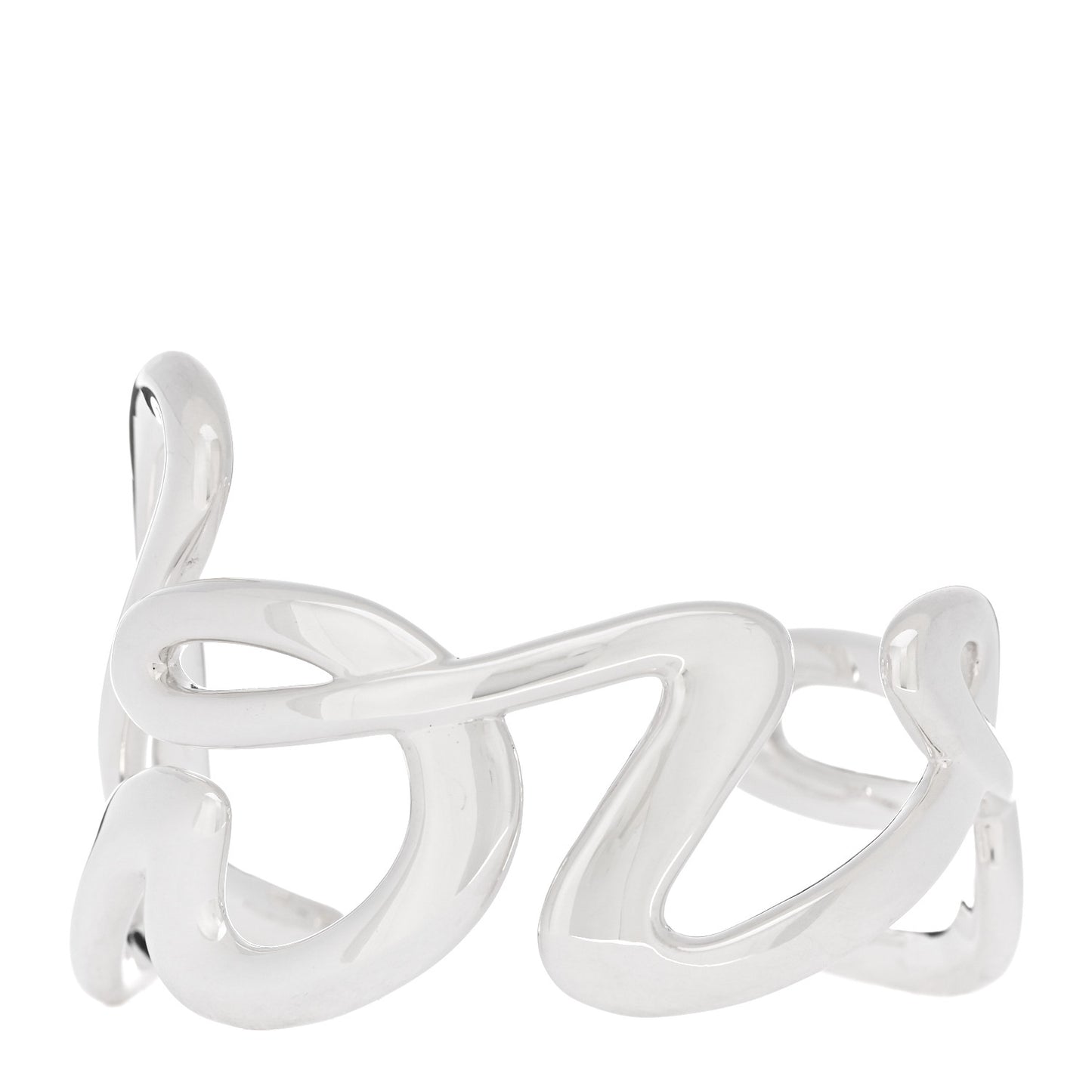 Sterling Silver Paloma's Graffiti Love Cuff Bracelet