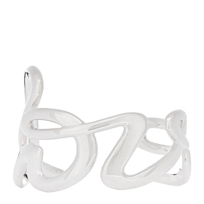 Tiffany Sterling Silver Paloma's Graffiti Love Cuff Bracelet 1 of 3