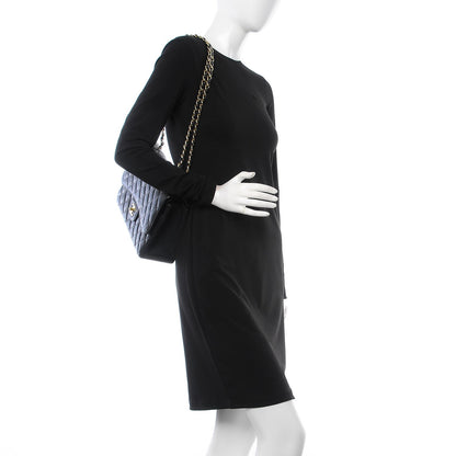 Chanel Caviar Quilted Jumbo Double Flap Black 2 of 11