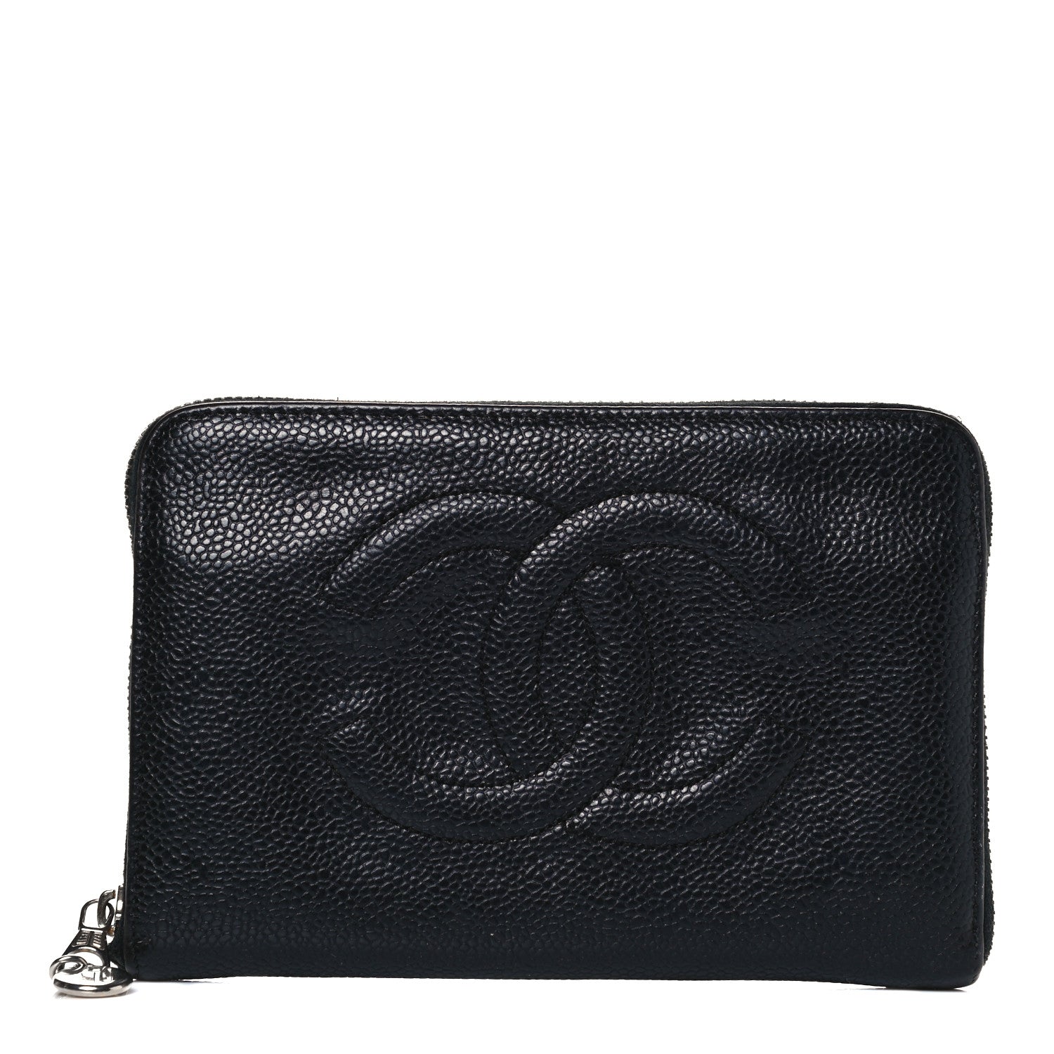Chanel Caviar Large Timeless CC Zip Around Wallet Black 1 of 12