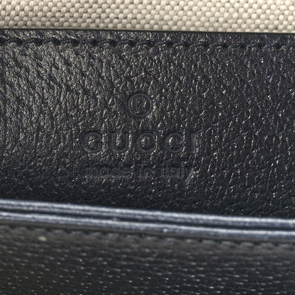 Gucci GG Supreme Monogram Textured Dollar Calfskin Web Small Ophidia Chain Shoulder Bag Beige Blue 7 of 9