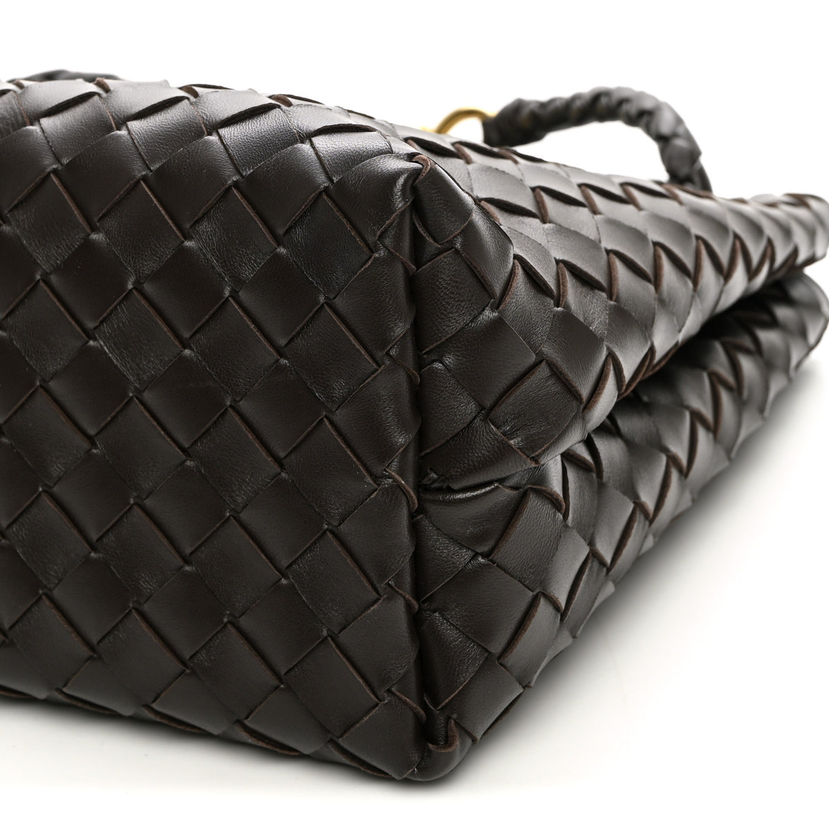 Bottega Veneta Nappa Intrecciato Medium Andiamo Shoulder Bag Fondant 9 of 9