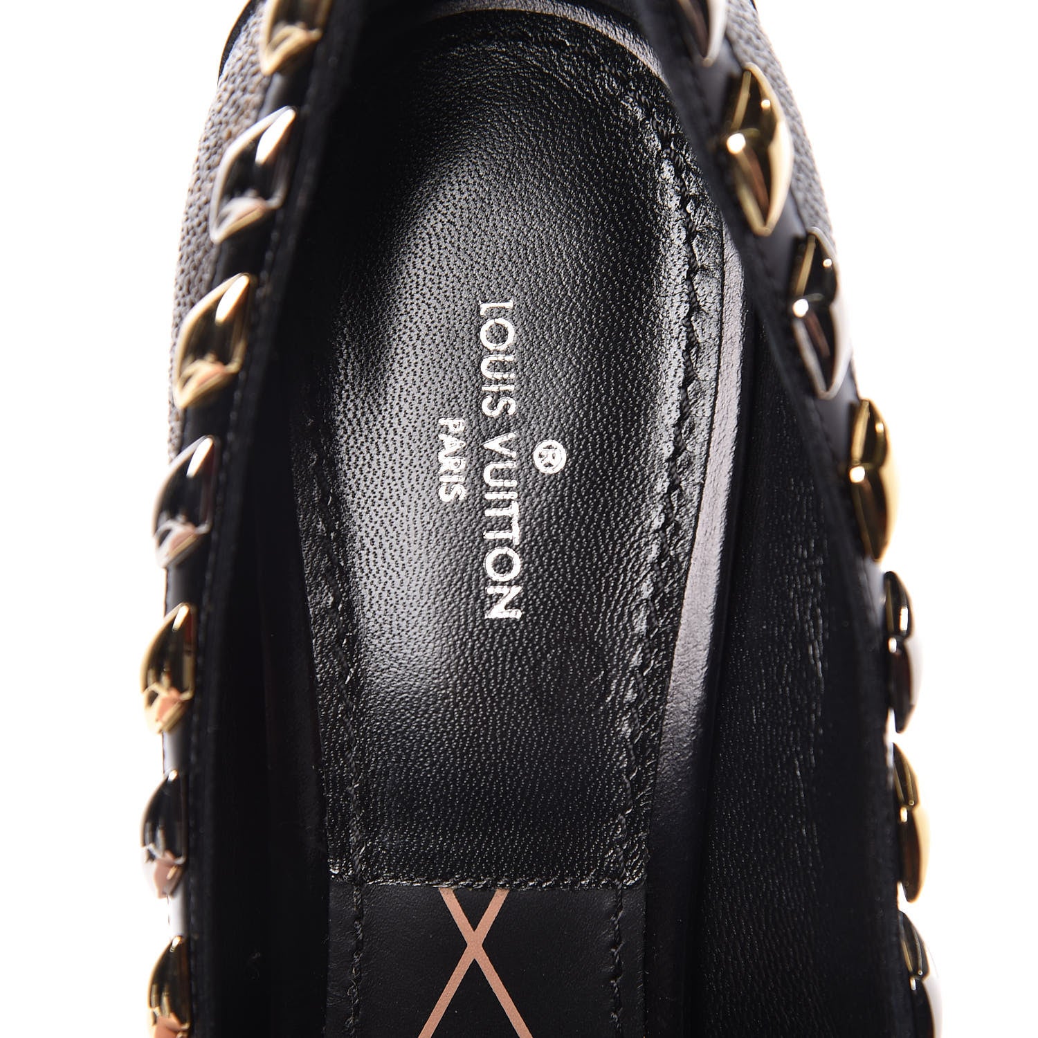 Louis Vuitton Calfskin Monogram Eldorado Pumps 38.5 Cacao 7 of 9