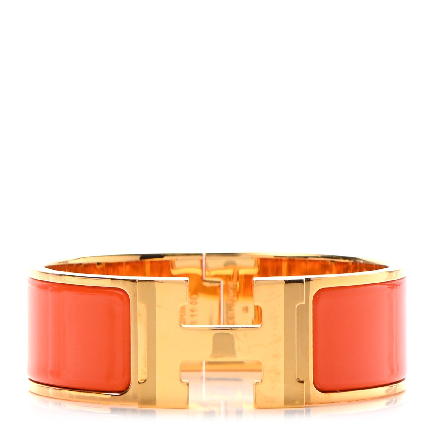 Enamel Wide Clic Clac H Bracelet PM Capucine