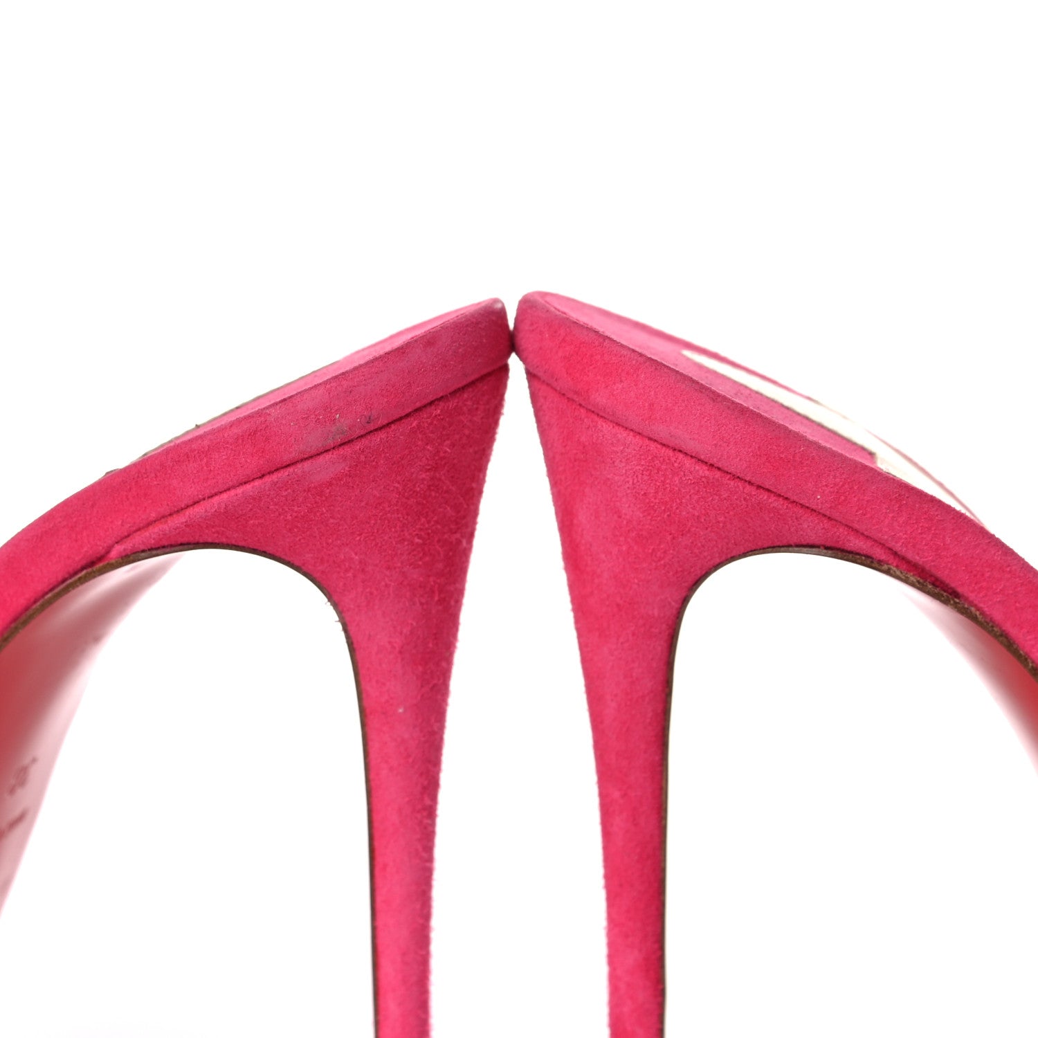 Christian Louboutin Suede Pigamule 120 Slide Sandals 38 Bangal Rose 11 of 12