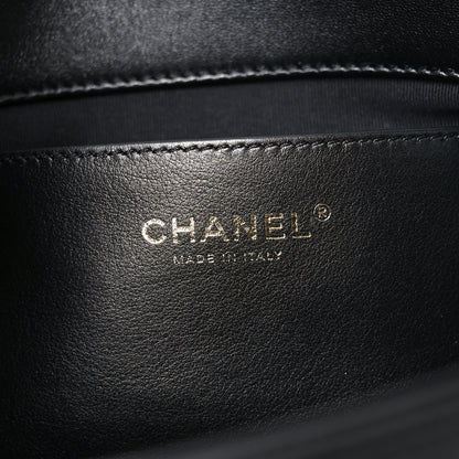 Chanel Lambskin Quilted Crossbody Flap Black 6 of 10