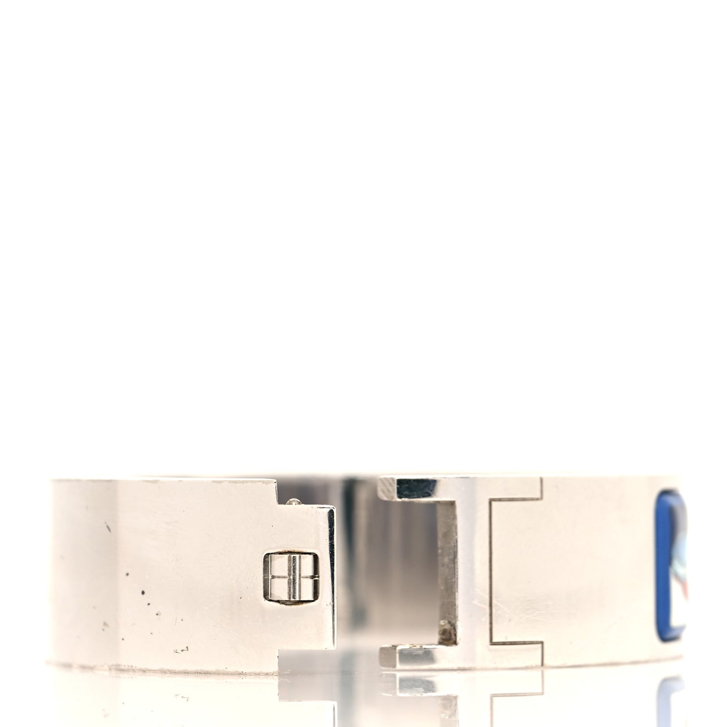 Enamel Printed Wide Thalassa Boats Hinged Bracelet GM