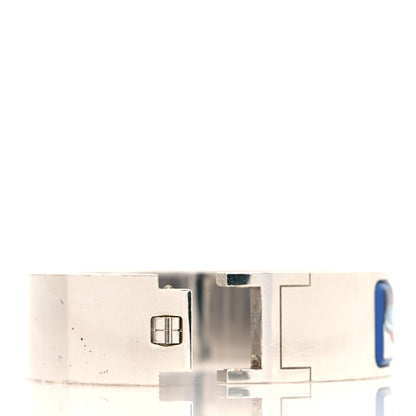 Hermes Enamel Printed Wide Thalassa Boats Hinged Bracelet GM 4 of 5
