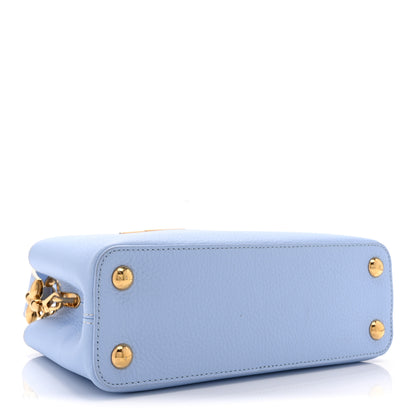Louis Vuitton Taurillon MiniMe Capucines BB Candy Blue 5 of 11
