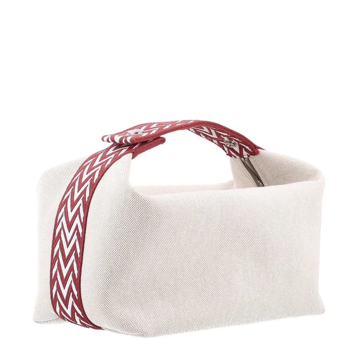 Canvas Large Bride-A-Brac Pouch Natural Rouge H