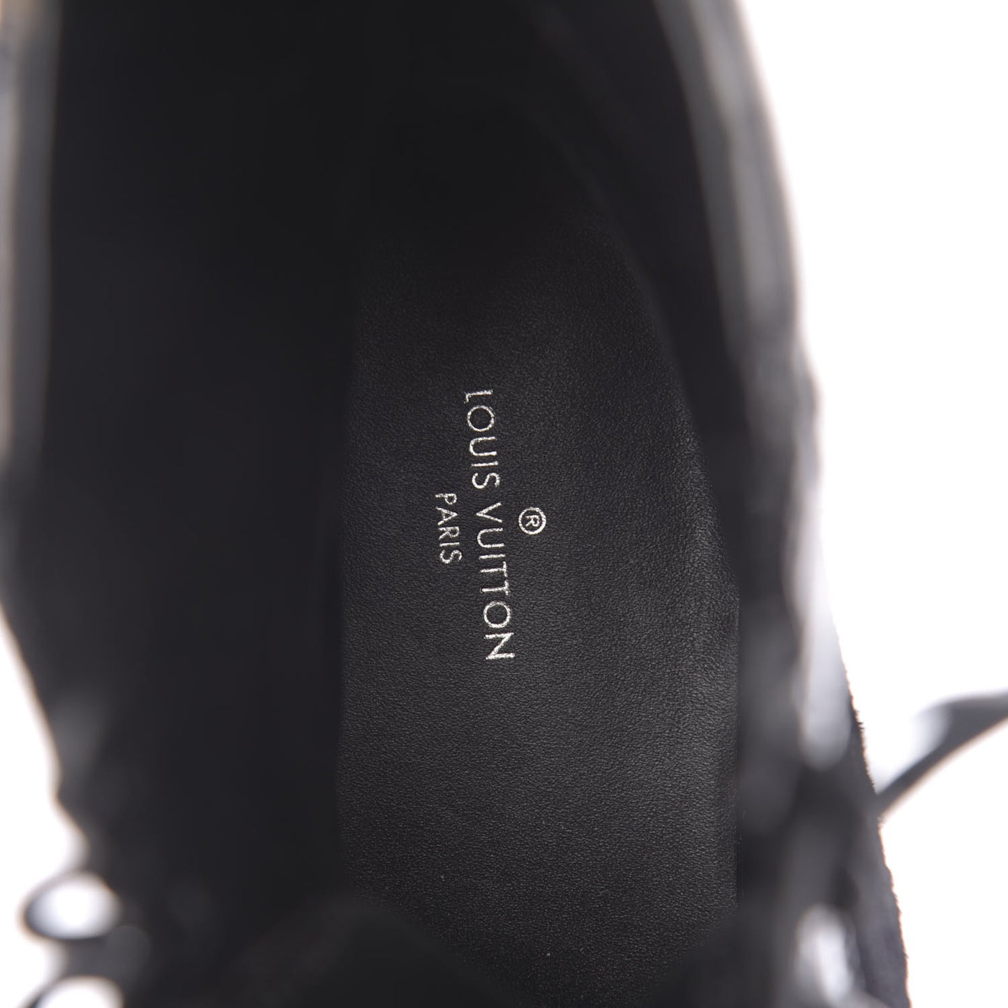 Suede Calfskin Monogram Laureate Platform Desert Boots 39 Black