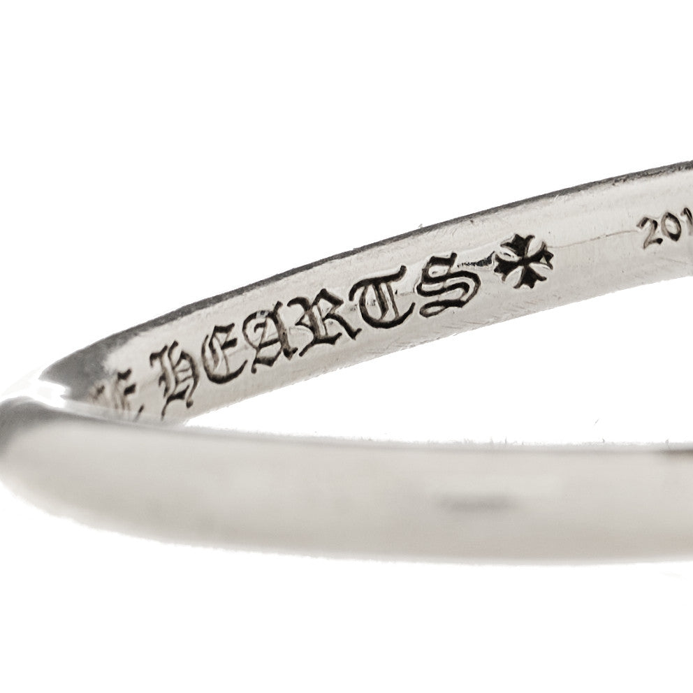 Sterling Silver Cross Ball Nail Ring 62 10