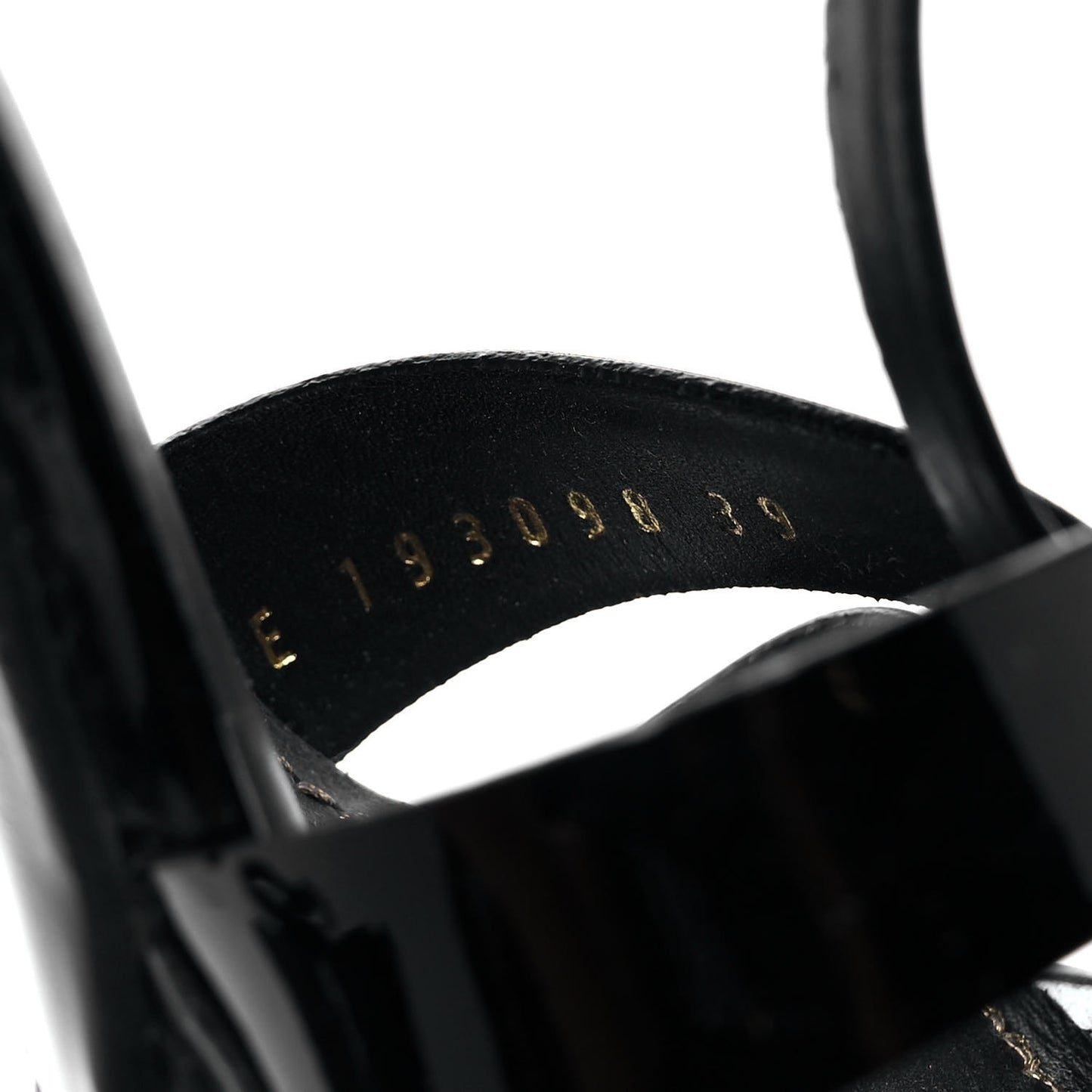 Patent Tribute 105 Platform Sandals 39 Black